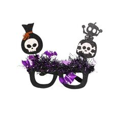 Decorazione per feste di Halloween Occhiali Costume da travestimento Puntelli Sacchetto di caramelle Teschio Pipistrello