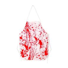 Decorazione per feste di Halloween con impronte di sangue, oggetti di scena per travestimenti, costumi horror, oggetti di scena per cosplay, stile: grembiule insanguinato (medio)