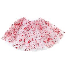 Decorazione per feste di Halloween con impronte di sangue, oggetti di scena per travestimenti, costumi horror, cosplay, stile: gonna insanguinata (media)