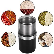 Macinacaffè elettrico piccolo con coltello incrociato a tazza singola, macinacaffè fine, macchina per polvere, spina USA