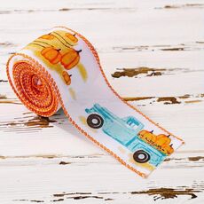 Nastro del Ringraziamento multiuso da 4,55 m x 6,3 cm, confezione regalo per la stagione del raccolto (D)