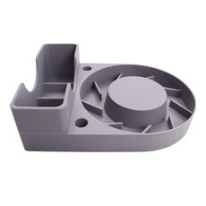 Per Stanley 40oz/30oz Tumbler Drain Rack con coperchio e porta cannuccia (grigio)