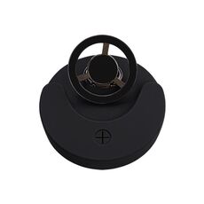 Per Stanley 40oz Tumbler Cup Coperchio in silicone anti-perdita con supporto magnetico per telefono (nero)