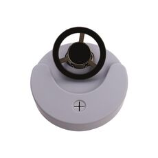 Per Stanley 40oz Tumbler Cup Coperchio in silicone anti-perdita con supporto magnetico per telefono (grigio)