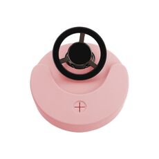 Per Stanley 40oz Tumbler Cup Coperchio in silicone anti-perdita con supporto magnetico per telefono (rosa)