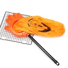 Sacchetto di caramelle di palma di Halloween, teschio di zucca, sacchetti per l'elemosina (arancione)