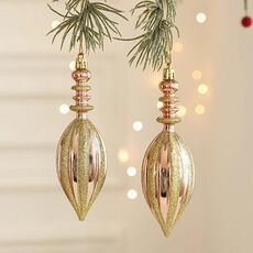 2 pezzi Decorazione Natalizia Albero di Natale Ciondolo Ornamento Appeso, Stile: Noci