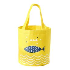 Borsa Bento con coulisse portatile, grande capacità, borsa termica per il pranzo isolata e fresca (giallo)