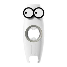 Apribottiglie 5 in 1 per uso domestico, multifunzionale, apriscatole, apriscatole per birra (bianco)