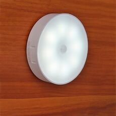 Lampada da comodino con luce notturna a LED a induzione intelligente del corpo umano con interruttore (luce bianca)