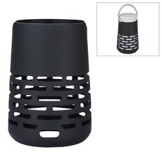 EBSC180-2 Custodia in silicone per altoparlante portatile Bluetooth Custodia a tracolla per Bose SoundLink Revolve + (nero)