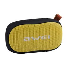 awei Y900 Mini altoparlante portatile Bluetooth senza fili con riduzione del rumore Mic, supporto TF Card / AUX (nero + giallo)