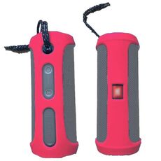 Custodia protettiva per altoparlante Bluetooth portatile in gel di silice per JBL Flip4 (rosso)
