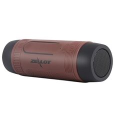 Altoparlante Bluetooth impermeabile da esterno multifunzionale Zealot S1, batteria da 4000 mAh, Per iPhone, Galaxy, Sony, Lenovo, HTC, Huawei, Google, LG, Xiaomi, altri smartphone (caffè)