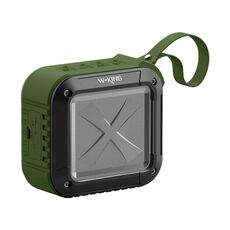 W-KING S7 Mini altoparlante wireless impermeabile con altoparlante per bici Bluetooth TF/FM/AUX/NFC (verde militare)