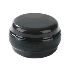 Mini organizer portatile per medicinali sigillato a doppio scomparto (nero)