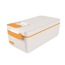 Lunch Box riscaldante wireless da 1000 ml, Bento Box ricaricabile tramite USB, versione inglese (giallo)