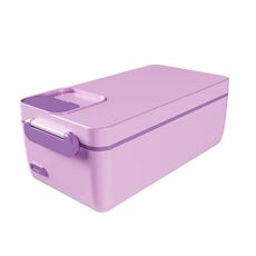 Lunch Box riscaldante wireless da 1000 ml, Bento Box ricaricabile tramite USB, versione inglese (viola)