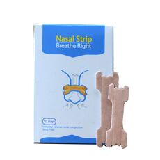 10 pezzi/confezione 66 x 19 mm cerotti nasali per migliorare il sonno, ridurre il russare e alleviare la congestione nasale