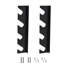YH002 2 pezzi / set attrezzi da giardino patio organizzazione stoccaggio mensola in metallo montata a parete