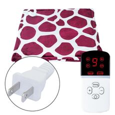45x45cm US Plug Timing Model Flanella Deer Pattern Coperta Elettrica Riscaldante Cuscinetto