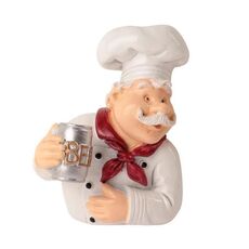 Home Cartoon Chef Power Cord Organizer Cucina Storage Potenti ganci adesivi, stile: birra