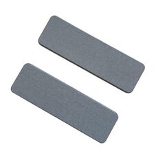 2 pezzi/set tappetino assorbente in terra di diatomee per l'asciugatura rapida del bagno, dimensioni: 22,5x7 cm (grigio chiaro)