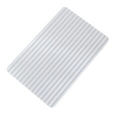Tappetino per asciugatura della cucina Diatomite, tappetino per piano di lavoro, tappetino per asciugatura rapida, tappetino per pavimento rigido per il bagno, dimensioni: 30x40 cm (bianco)