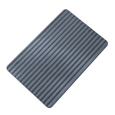 Tappetino per asciugatura della cucina Diatomite, tappetino per piano di lavoro, tappetino per asciugatura rapida, tappetino per pavimento rigido per il bagno, dimensioni: 30x40 cm (grigio scuro)