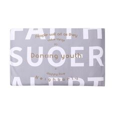 Tappetino antiscivolo morbido per il bagno in terra di diatomee, assorbente per l'acqua, ad asciugatura rapida, stile: lettere saltanti (52x32 cm)