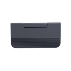 Maniglia Flip Flop con pulsante nascosto montato a vista per cassetto semplice invisibile (nero)