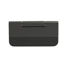 Maniglia Flip Flop con pulsante nascosto montato a vista per cassetto semplice invisibile (grigio)