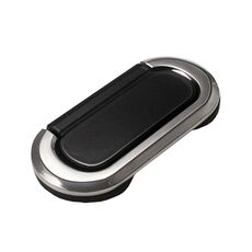 Maniglia piatta nascosta per cassetto dell'armadietto semplice per la casa, colore: argento + nero