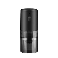 Macinacaffè elettrico portatile per chicchi di caffè, ricaricabile tramite USB, regolabile, grossolano e fine (nero)