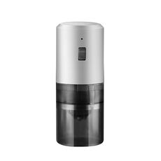 Macinacaffè elettrico portatile per chicchi di caffè, ricaricabile tramite USB, regolabile, grossolano e fine (bianco)