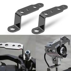 2 PCS Multifunzione Modifica Modifica Modifica Accessori retrovisore Staffa della lampada (Nero)