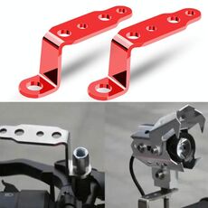 2 PCS Multifunzione Modifica Modifica Modifica Accessori retrovisore Staffa della lampada (rossa)