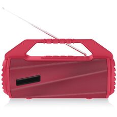 Newrixing NR-4025FM Altoparlante Bluetooth Bluetooth all'aperto NR-4025FM, supporta la chiamata a mani libere / scheda TF / disco FM / U (rosso)