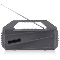 NUOVOXING NR-4025FM Altoparlante portatile per acqua a prova di spruzzi esterni, supporta supporto a mani libere / scheda TF / disco FM / U (grigio)