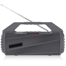 NewRixing NR-4025FM con altoparlante Bluetooth Bluetooth a prova di spruzzi per esterni per esterni, supporto per la chiamata a mani libere / scheda TF / disco FM / U (grigio)