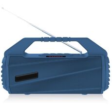 NewRixing NR-4025FM con altoparlante Bluetooth portatile per acqua a prova di spruzzi per esterni, supporta la chiamata a mani libere / scheda TF / disco FM / U disco (blu)