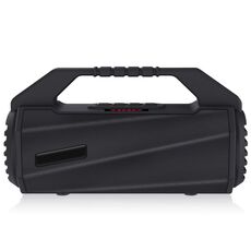NewRixing NR-4025P con altoparlante Bluetooth portatile a prova di spruzzi esterni a schermo, supporto per la chiamata a mani libere / scheda TF / disco FM / U (nero)