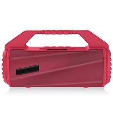 NewRixing NR-4025P con altoparlante Bluetooth portatile ad acqua a prova di spruzzi per esterni, supporta la chiamata a mani libere / scheda TF / disco FM / U (rosso)