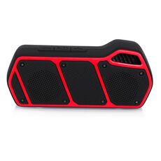 Newrixing NR-5011 Altoparlante portatile portatile esterno portatile, supporto per la chiamata a mani libere / scheda TF / disco FM / U (rosso)