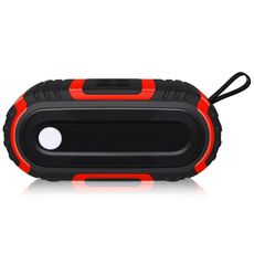 NUOVOXING NR-5016 Altoparlante Bluetooth a prova di spruzzi all'aperto, supporta la chiamata a mani libere / scheda TF / disco FM / U (rosso)