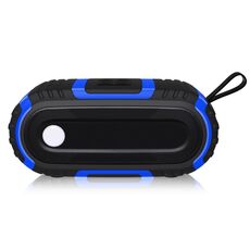 NUOVOXING NR-5016 Speaker Bluetooth Acqua a prova di spruzzi per esterni, supporta la chiamata a mani libere / scheda TF / disco FM / U (blu)