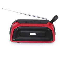 Nuovo Rixing NR-906FM TWS Impermeabile Bluetooth Speaker Supporto Chiamata a mani libere / FM con maniglia e antenna (rosso)