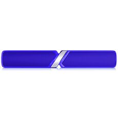 NUOVOXING NR-6017 Altoparlante portatile portatile esterno, supporta la chiamata a mani libere / scheda TF / disco FM / U (blu)