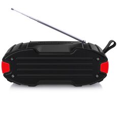 Nuovo Rixing NR-907FM TWS Outdoor Altoparlante Bluetooth Supporto Chiamata a mani libere / FM con maniglia e antenna (rosso)