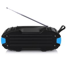 Nuovo Rixing NR-907FM TWS Outdoor Bluetooth Speaker Altoparlante Supporto Chiamata a mani libere / FM con maniglia e antenna (blu)